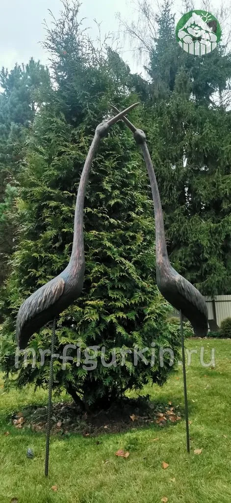 Садовая фигура Журавли пара (2 шт.) H-174 см