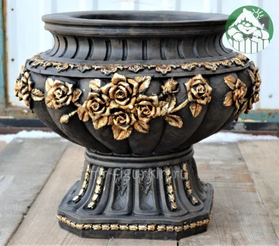 Ваза "Афина" (бронза) 40х36х40