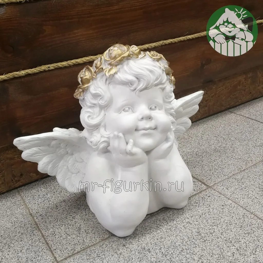 Фигурка Ангел лежит мечтает H-32 см L -24 см