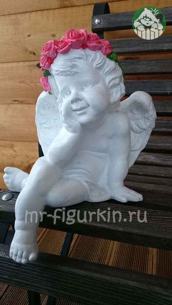 Фигурка Ангелочек сидит H-30 см
