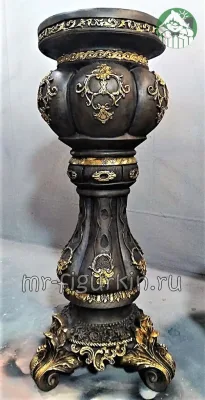 Фигура Колонна "Клеопатра" (бронза с золотом) 90х40х40 см