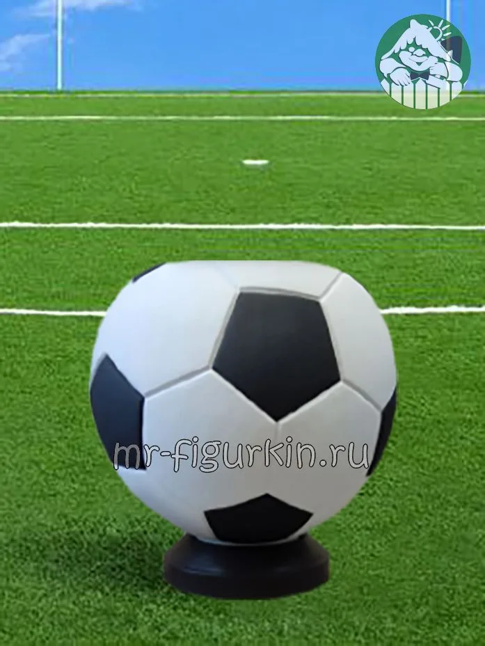 Кашпо вазон для цветов "Мяч" D-50 см