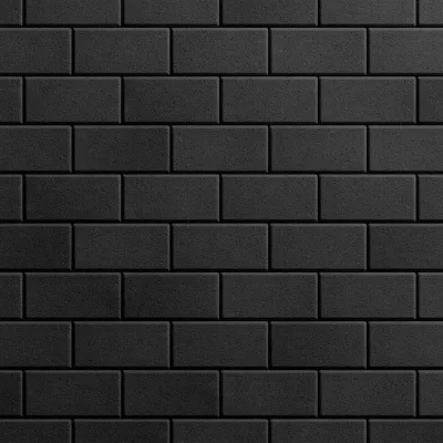 Тротуарная плитка "Кирпичик", 40/50/60  мм, цвет  Графит