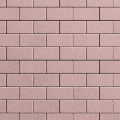 Тротуарная плитка "Кирпичик", 40/50/60  мм, цвет  Кофе с молоком