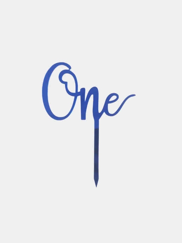 Топпер One синий, акрил