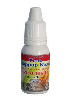 Краситель гелевый Миррор Колор КРАСНЫЙ, 15мл