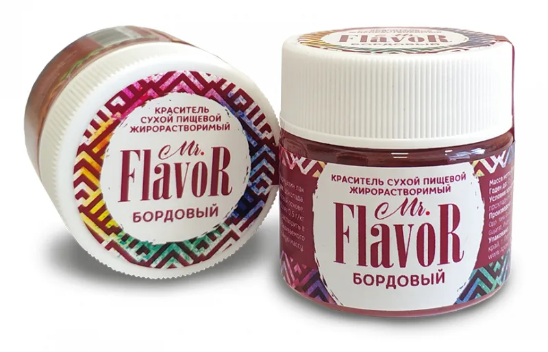Краситель сухой жирорастворимый бордовый Mr.Flavor, 8гр