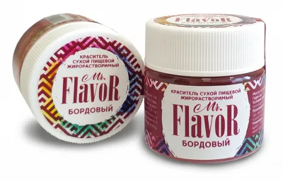 Краситель сухой жирорастворимый бордовый Mr.Flavor, 8гр