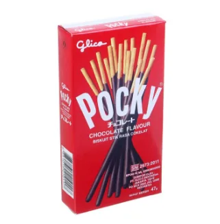 Палочки поки GLICO в шоколаде, 47 г