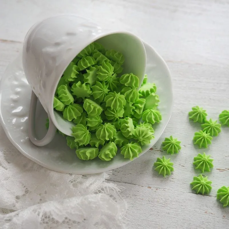 Мини-безе зеленые, 25гр