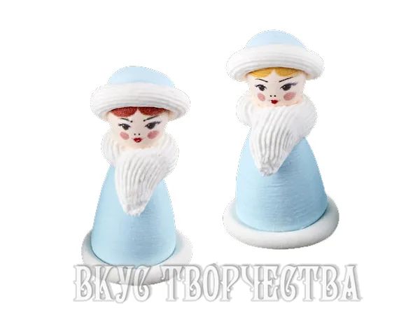 Сахарная фигурка Снегурочка новая,1шт