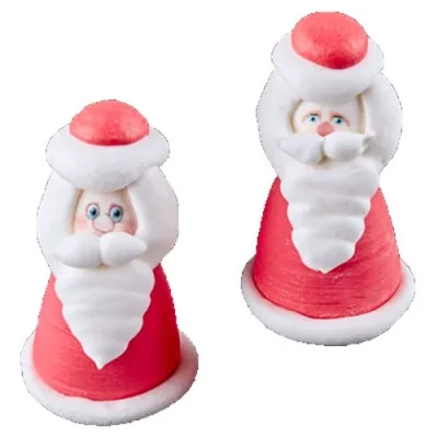 Сахарная фигурка Дед мороз новый,1шт