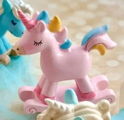 Форма силиконовая 3D Единорог качалка, 7,5см