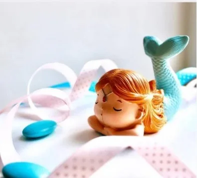 Форма силиконовая 3D Русалочка мечтает, 9,5см