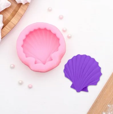Молд силикон Ракушка, d6*2,5см