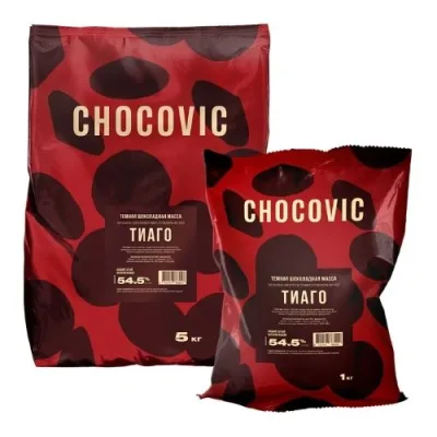 Шоколад темный Chocovic ТИАГО (Сикао) 54,5%, 200гр