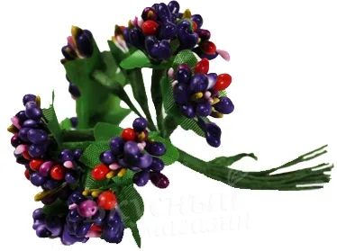 Застежки цветы Цвет:микс