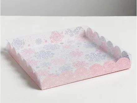 Упаковка Снежинка 21*21*3 см