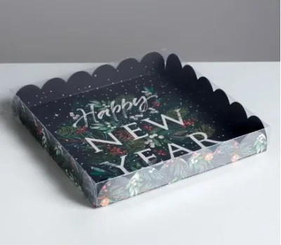 Упаковка Happy New Year 21*21*3 см