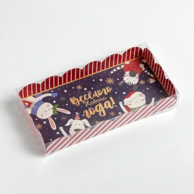 Упаковка Веселого Нового года, 10,5*21*3 см