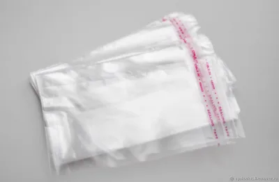 Пакет с липким краем 12*22+2см/100шт уп