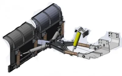 Коммунальный отвал бабочка КО-7