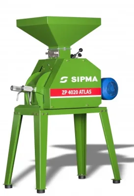 Зерноплющилка ZP 4030 ATLAS (ременной привод, 4 кВт, 3 вальца) Польша