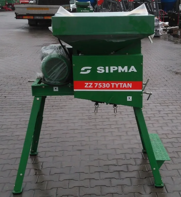 Зерноплющилка ZZ 4020 TYTAN (зубчатый привод, 4кВт, 2 вальца)