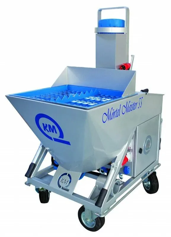 Штукатурная станция Mortel Meister 55 Maxi с встроенным водяным насосом