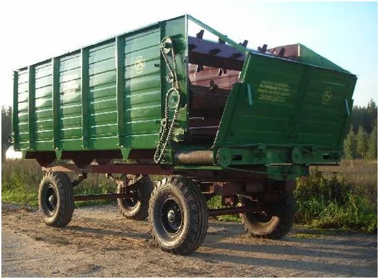 Кормораздатчик односторонний  КТУ-10 (РКТ-10)  на поворотном кругу (на тягах)