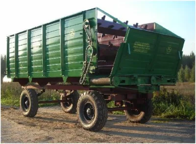 Кормораздатчик односторонний  КТУ-10 (РКТ-10)  на поворотном кругу (на тягах)