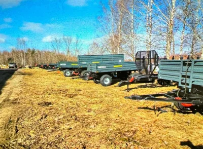 Прицеп самосвальный тракторный 2ПТС-4,5