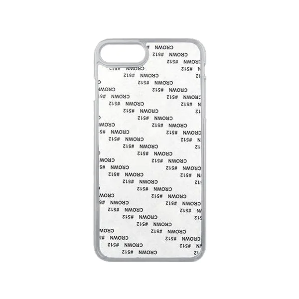 Чехол под сублимацию для iPhone 7/8, пластик+ алюм. пластина, Белый