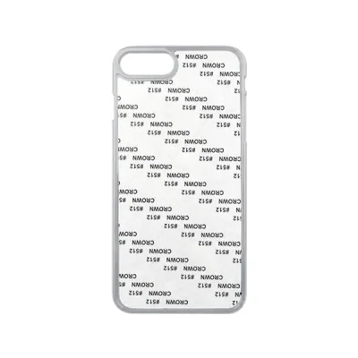 Чехол под сублимацию для iPhone 7/8, пластик+ алюм. пластина, Прозрачный