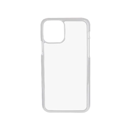 Чехол под сублимацию для iPhone 11 pro, пластик + алюм. пластина., Белый