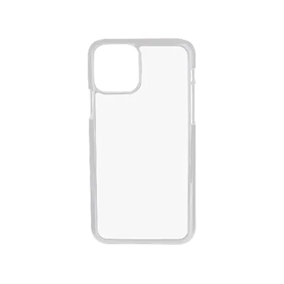 Чехол под сублимацию для iPhone 11 pro, пластик + алюм. пластина., Белый