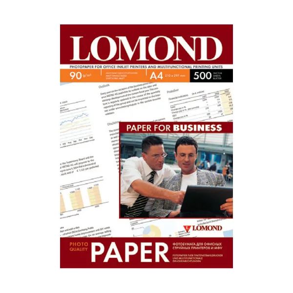 Фотобумага Lomond Matt А4 90 г/м, 500л. (0102131)