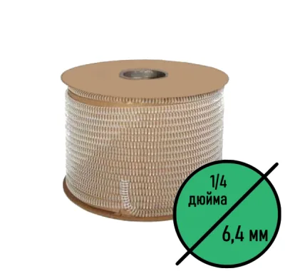Пружина металлическая в бобине PrintWire, диаметр 6,4 мм (1/4 дюйма), ЗЕЛЁНАЯ