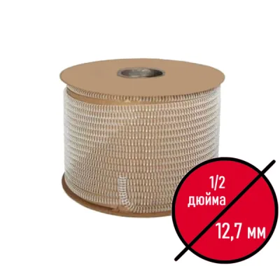 Пружина металлическая в бобине PrintWire, диаметр 12,7 мм (1/2 дюйма), КРАСНАЯ