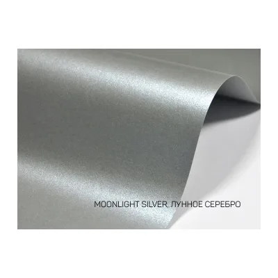Favini Majestic Moonlight silver (лунное серебро) 72*102; 250 г/м2