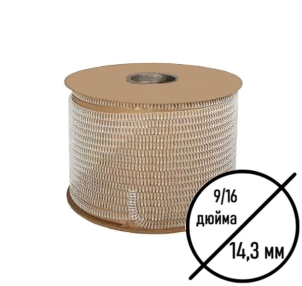 Пружина металлическая в бобине PrintWire, диаметр 14,3 мм (9/16 дюйма), БЕЛАЯ