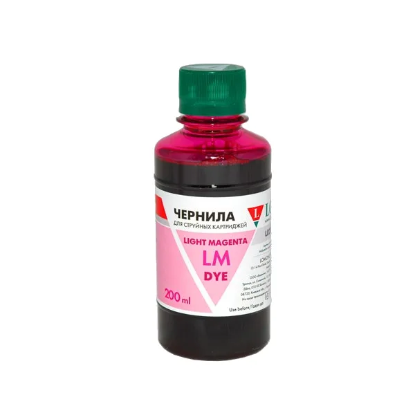 Чернила Epson L800, LE08-002LM Light magenta (светло-пурпурный), 200 мл.