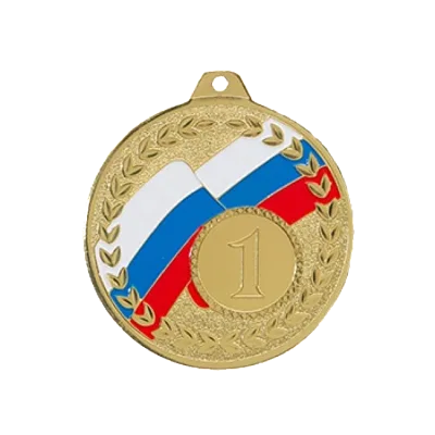 Медаль наградная с призовым местом (арт.102)