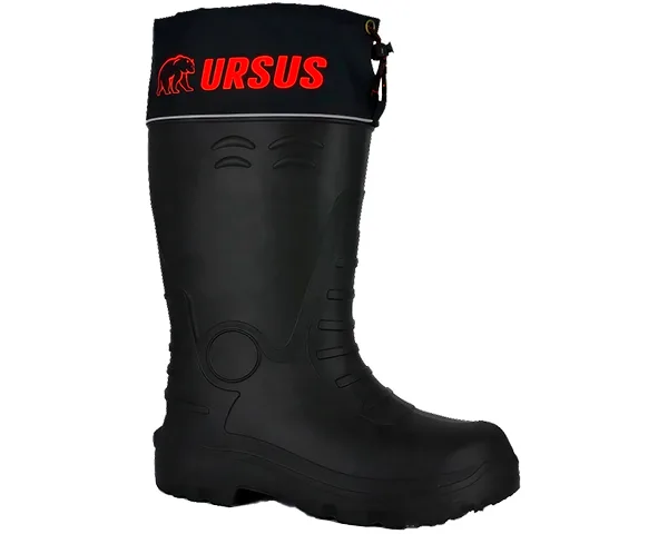 Сапоги ЭВА 960-41 AS (URSUS) с надставкой, утепленные (вкл. чулок), черные (-40°С)
