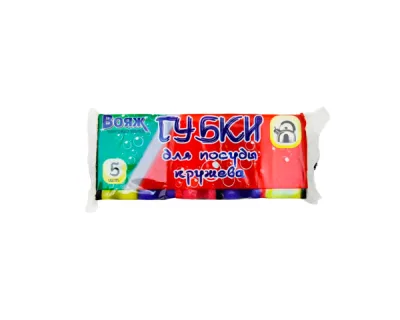 Губка для посуды Вояж Кружева 5шт 42уп/спайка