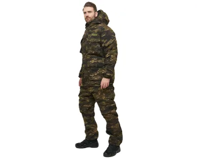 Костюм ГОРКА-8 Савва Морозов C2MG0813, Рипстоп, зима, Зеленый тигр