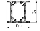 МП-4051 Закладная L=80мм