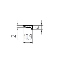 МП-640161 Подкладка под заполнение L=100мм