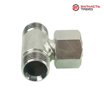 Тройник S22 (М18х1,5-М18х1,5-М18х1,5) с гайкой