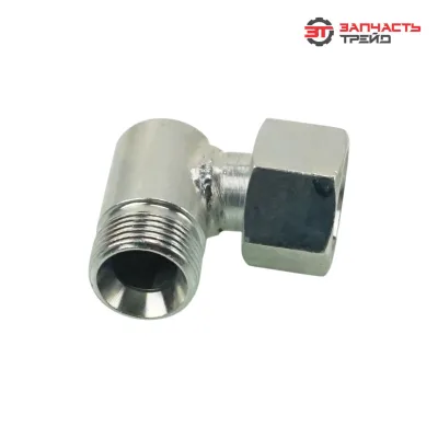 Угольник соединительный S27 (М22х1,5-М22х1,5) с гайкой